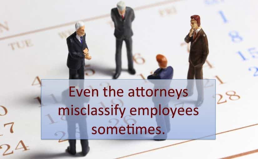 Atlanta Law Firm Charged with Exempt Employee Misclassification